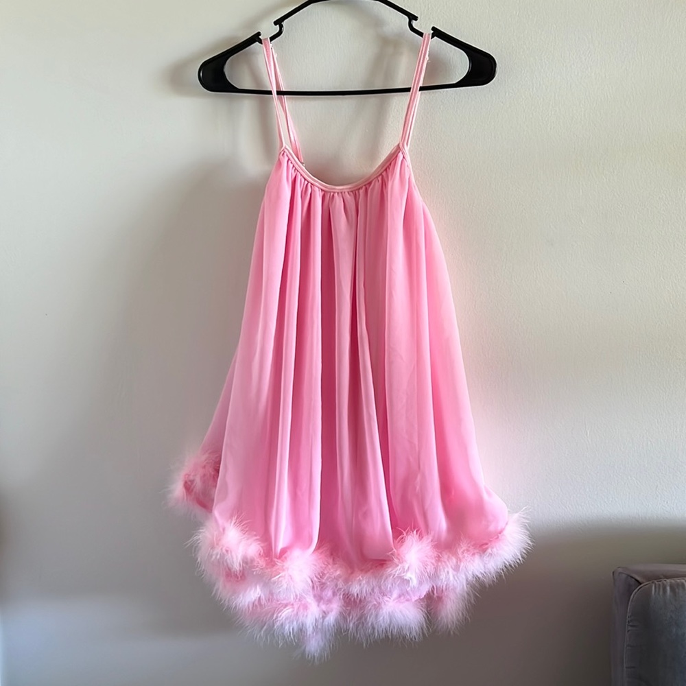 Three piece Sugar Thrillz marabou set